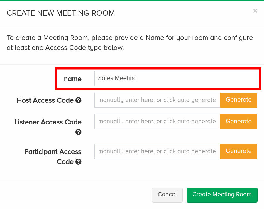 Meeting Name